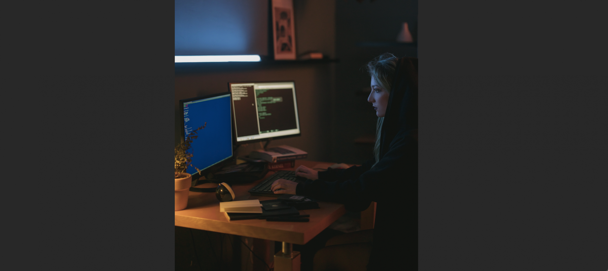 dark developer female